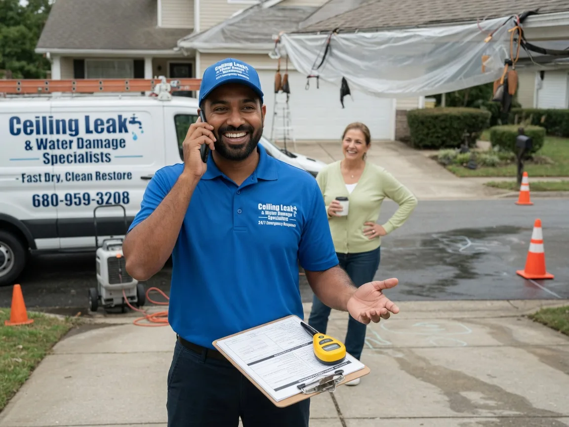 Ceiling Leak Cleanup Battle Creek, NE FAQs
